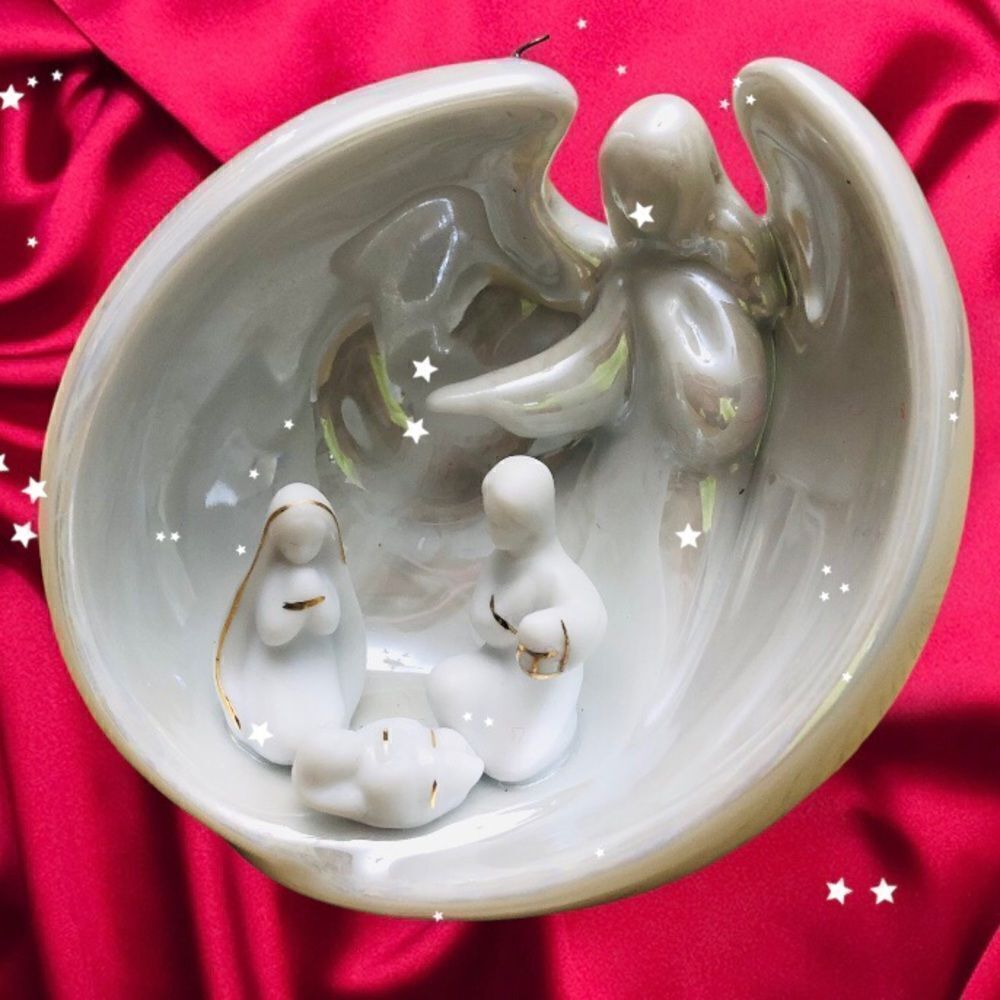 Appletree Design Angel Holy Family Christmas Tree Ornament